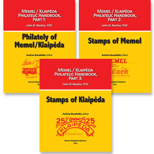 The three-part Memel / Klaipėda Philatelic Handbook eBook bundle